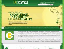 Tablet Screenshot of greendeltacapital.com
